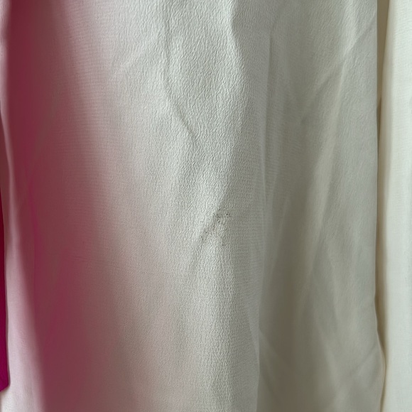 Kate Spade NWT Cream 💯% Silk Long Sleeve Button Up Blouse Shirt Top **Size 0** - Picture 5 of 5